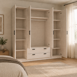 Armario Eco XL 4 Puertas 2 Cajones