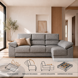 Sofá Chaiselongue Imperial